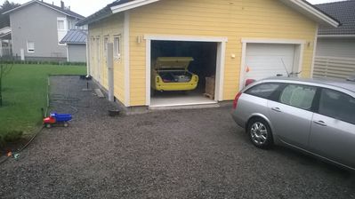 Viimein kotona odottamassa kasausta
